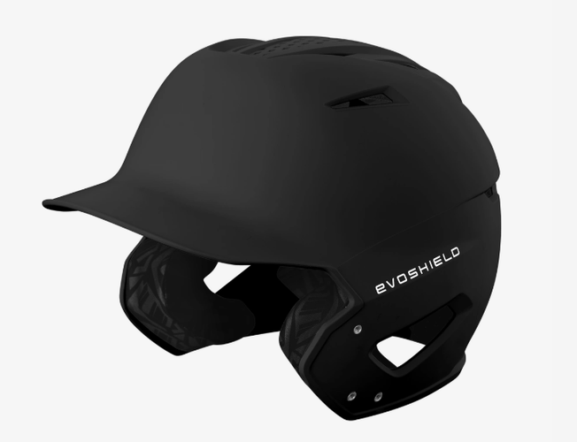 EvoShield XVT 2.0 Matte Baseball Batting Helmet - Black