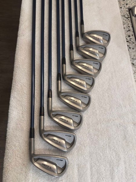 Men's Mizuno T- Zoid MX-11 Right Handed Clubs (Full Set) Regular Flex 8 Pieces (Used)