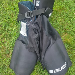 New Black Intermediate Large Bauer X Hockey Pants