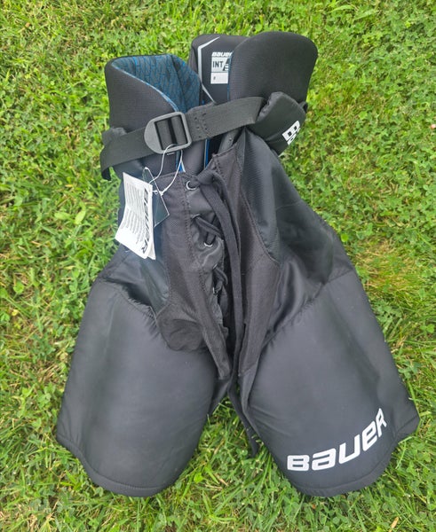 New Black Intermediate Large Bauer X Hockey Pants