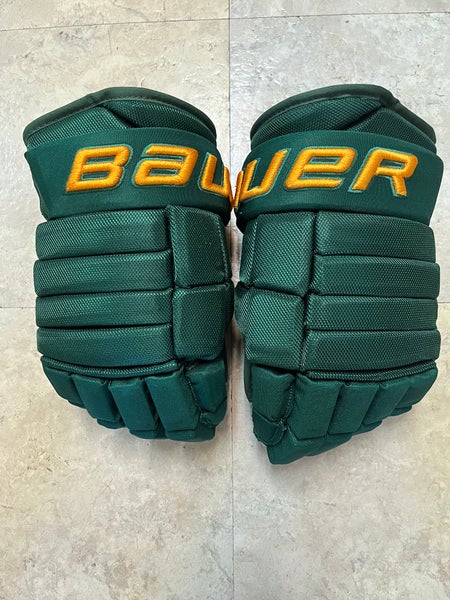 Bauer Pro Series Team Gloves 14" Green & Gold used