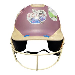 Used RIP-IT HELMET Batting Helmet w/Mask White SM 11375-S000366759