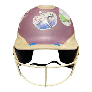 Used RIP-IT HELMET Batting Helmet w/Mask White SM 11375-S000366759