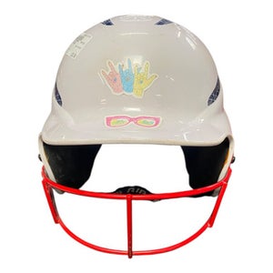 Used RIP-IT HELMET Batting Helmet w/Mask Navy Blue LG 11375-S000366760