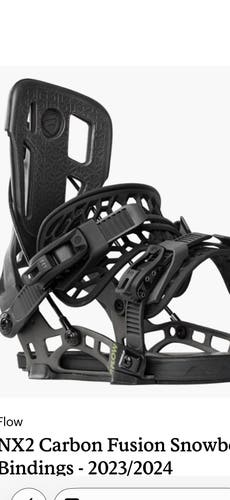 Unisex Large Flow NX2 FUSION Snowboard Bindings Freeride (Used)