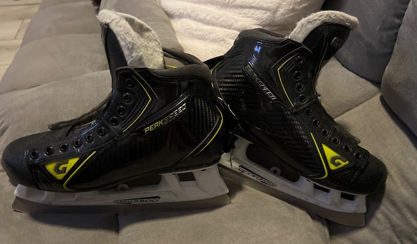 Like New  Graf Pro G Hockey Goalie Senior Skates size 8