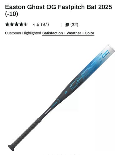 2025 Easton Ghost OG Composite Bat (-11) 21 oz 32" (New)