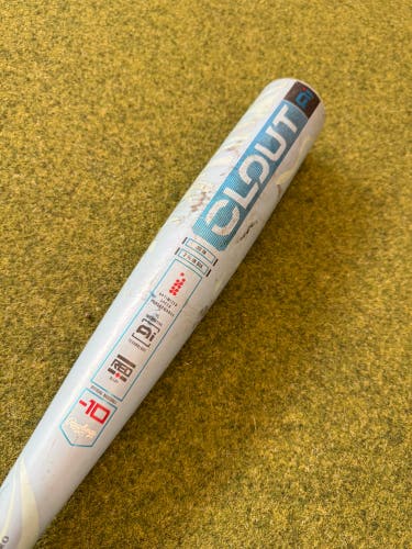 2024 Rawlings Clout AI Alloy USSSA Certified Bat (-10) 20 oz 30" (Used)