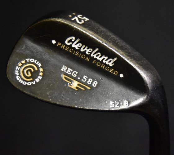 CLEVELAND 588 FORGED GAP WEDGE LOFT: 52 BOUNCE: 8 TOUR GROOVES LENGTH: 36 IN RH