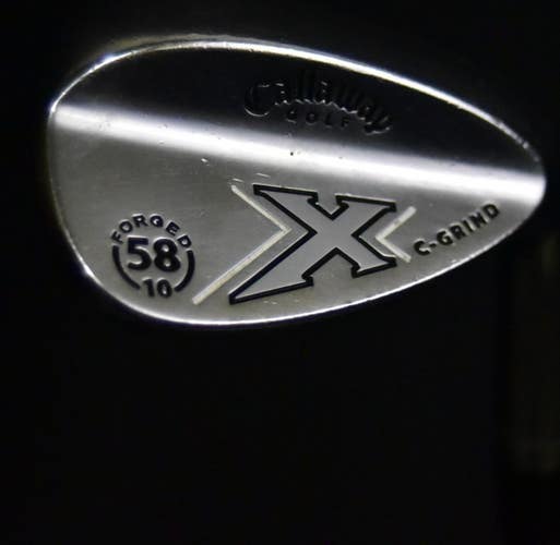 CALLAWAY X LOB WEDGE LOFT: 58 BOUNCE: 10 GRIND: C LENGTH: 35 IN RIGHT HANDED