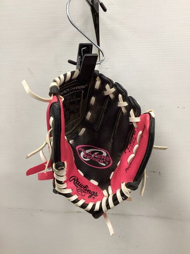 Used Rawlings PLAYER SERIES BB/SB Glove RH Throw Pink And Black 8" 11851-S000038511