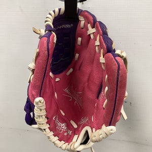 Used Rawlings HIGHLIGHT SERIES BB/SB Glove RH Throw Pink 10" 11851-S000038510