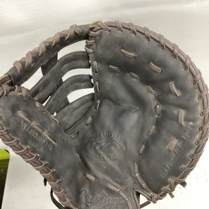 Used Rawlings PREMIUM SERIES BB/SB First Base RH Throw Black 12 1/2" 11851-S000038497