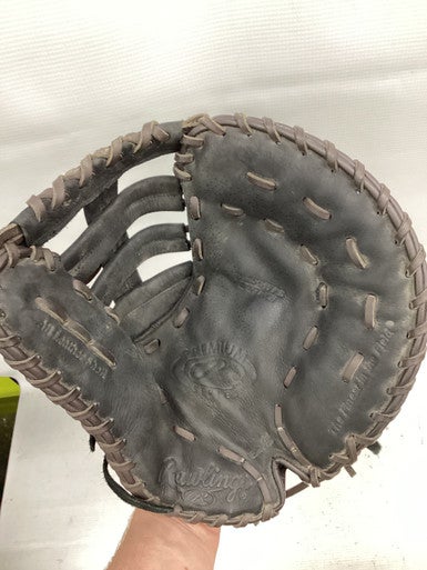 Used Rawlings PREMIUM SERIES BB/SB First Base RH Throw Black 12 1/2" 11851-S000038497
