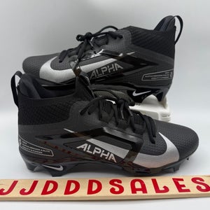 Nike Alpha Menace 4 Elite Football Cleats Black Silver FD7036-002 Men's Sz 11.5 NEW