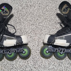 Mission Axiom T9 Inline Hockey Skates 8D Good Condition