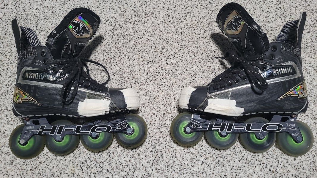 Mission Axiom T9 Inline Hockey Skates 8D Good Condition