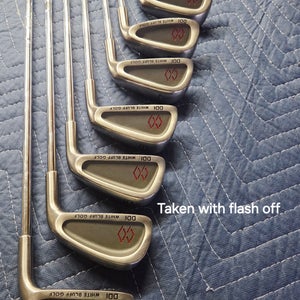 Red Diamond Right Handed Iron Set Regular Flex Steel Shaft 7 Pieces (Used)