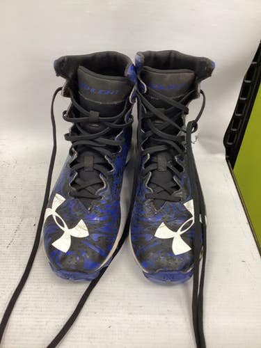 Used Under Armour Jr FB Cleats Navy Blue Junior 04.5 11851-S000038456