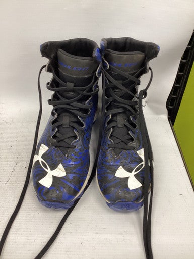 Used Under Armour Jr FB Cleats Navy Blue Junior 04.5 11851-S000038456