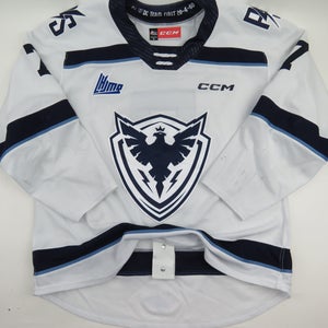 CCM Sherbrooke Phoenix QMJHL Game Worn Authentic Hockey Game Jersey CHL 56 #7 LAPOINTE