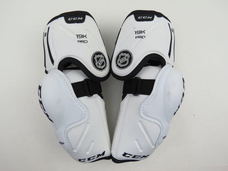 CCM 19K NHL Pro Stock Ice Hockey Player Elbow Pads Protective Size Senior Medium