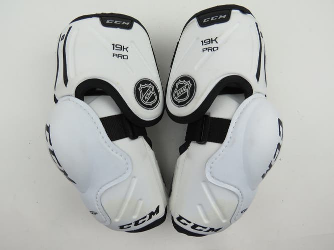 CCM 19K NHL Pro Stock Ice Hockey Player Elbow Pads Protective Size Senior Small