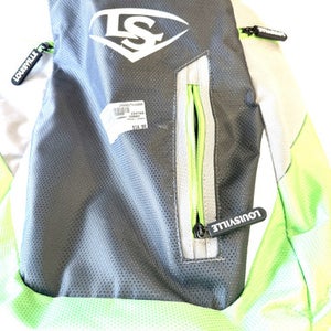 Used Louisville Slugger CARRY BB/SB Player Carry Bag Green 11860-S000298853