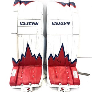 Used Vaughn VELOCITY ICEBERG 30+2 Goalie Leg Pads Inter White 30" 11860-S000298839