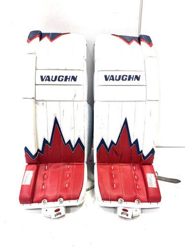 Used Vaughn VELOCITY ICEBERG 30+2 Goalie Leg Pads Inter White 30" 11860-S000298839