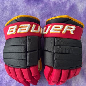 Black Senior Bauer Vapor Team Pro Gloves 14" (Used)