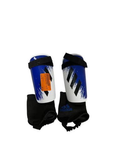Used Adidas Soccer Shin Guards Junior Royal Blue Junior 11847-S000029854