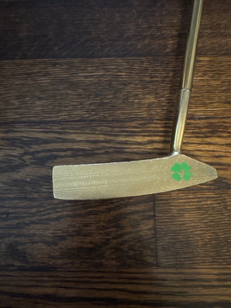 Gold Lucky Golf  Blade Right Handed Putter 34" (Used)