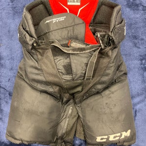 Black Junior Medium CCM JetSpeed FT485 Hockey Pants (Used)