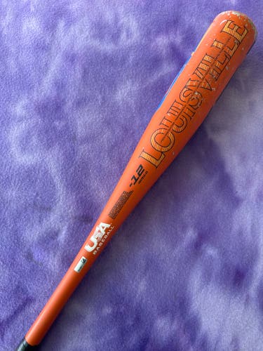 2023 Louisville Slugger Atlas Alloy Bat USABat Certified (-12) Alloy 16 oz 28" (Used)