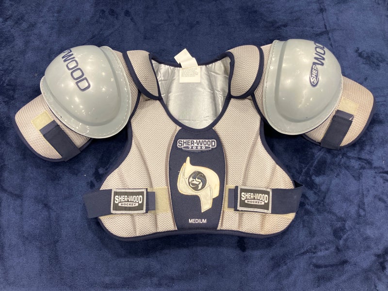 Medium Senior Sher-Wood Shoulder Pads (Used)