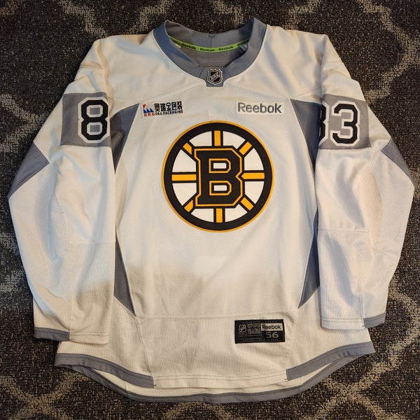 Boston Bruins Peter Cehlarik Practice Worn Jersey (Size 56)