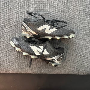 Black Men's Size M 8.5 WIDE SOLE (W 9.5) Adult New Balance Freeze 4.0 Low Top Molded Cleats (Used)