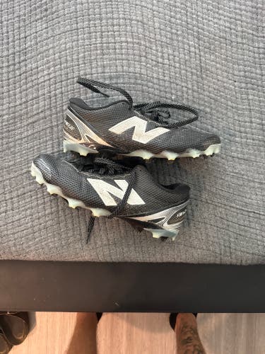 Black Men's Size M 8.5 WIDE SOLE (W 9.5) Adult New Balance Freeze 4.0 Low Top Molded Cleats (Used)