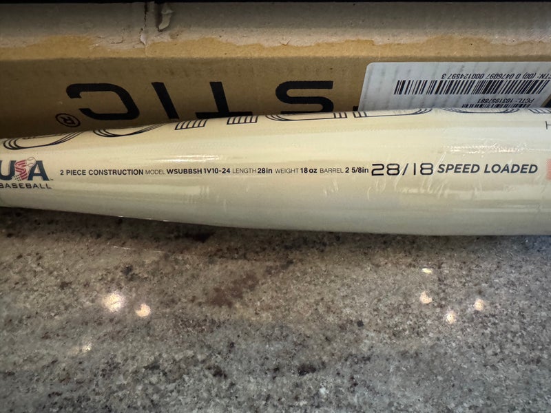 2024 Warstic Bonesaber Hybrid USABat Certified Bat (-10) 18 oz 28" (New)