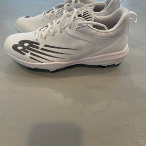 New Balance Molded Cleats White Men's Size M 11.0 (W 12.0) Adult (New)