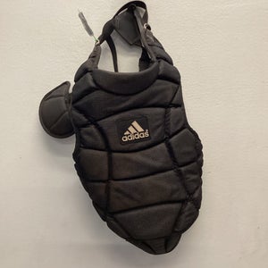 Used Adidas CHEST PROTECTOR Catchers Chest Protector Black Youth 11443-S000198349