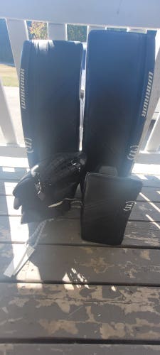 2022 Small Warrior Ritual G6 E+ Goalie Leg Pads Pro Stock (Used)