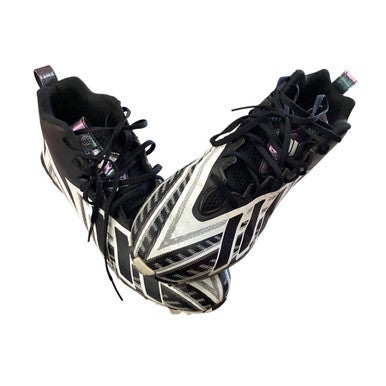 Used Adidas Adult FB Cleats Black And White Senior 10.5 11760-S000082810