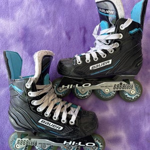Junior Bauer RSX Inline Skates Regular Width Size 1 (Used)