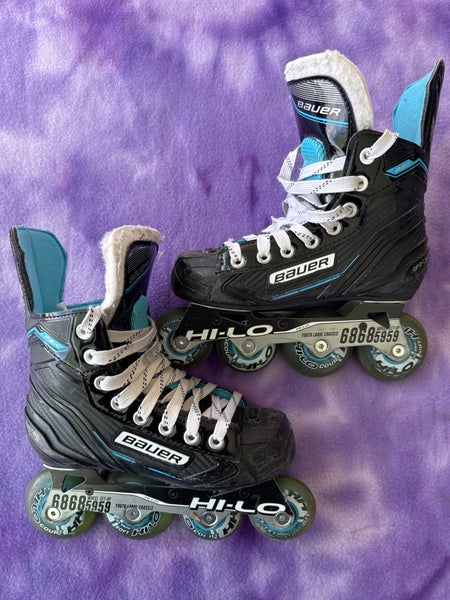 Junior Bauer RSX Inline Skates Regular Width Size 1 (Used)