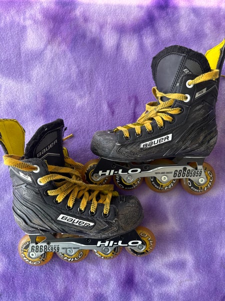 Junior Bauer RS Inline Skates Regular Width Size 1.5 (Used)