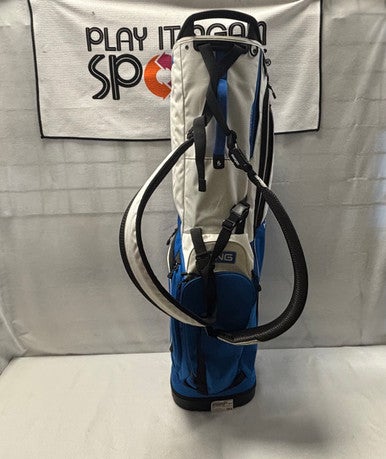 Used Ping HOOFER LITE Mens Stand Bag Royal Blue 11490-S000263886