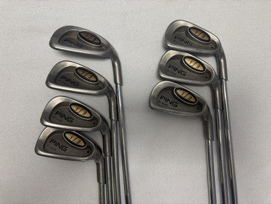 Ping (Used) Right Handed Men's Stiff Flex Steel Shaft Iron Set