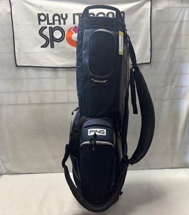 Used Ping HOOFER 14 Mens Stand Bag Navy Blue 11490-S000263635